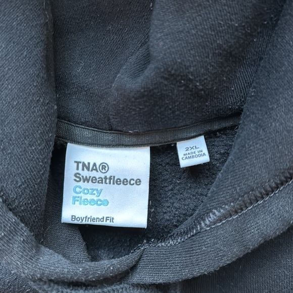 Aritzia TNA Sweatfleece Boyfriend Fit 2XL - Picture 6 of 8
